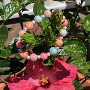 Gorgeous😍 Viva Beads clay bead stretch bracelet